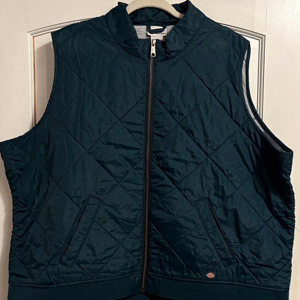Dickies Women's Quilted Vest - Deep Teal